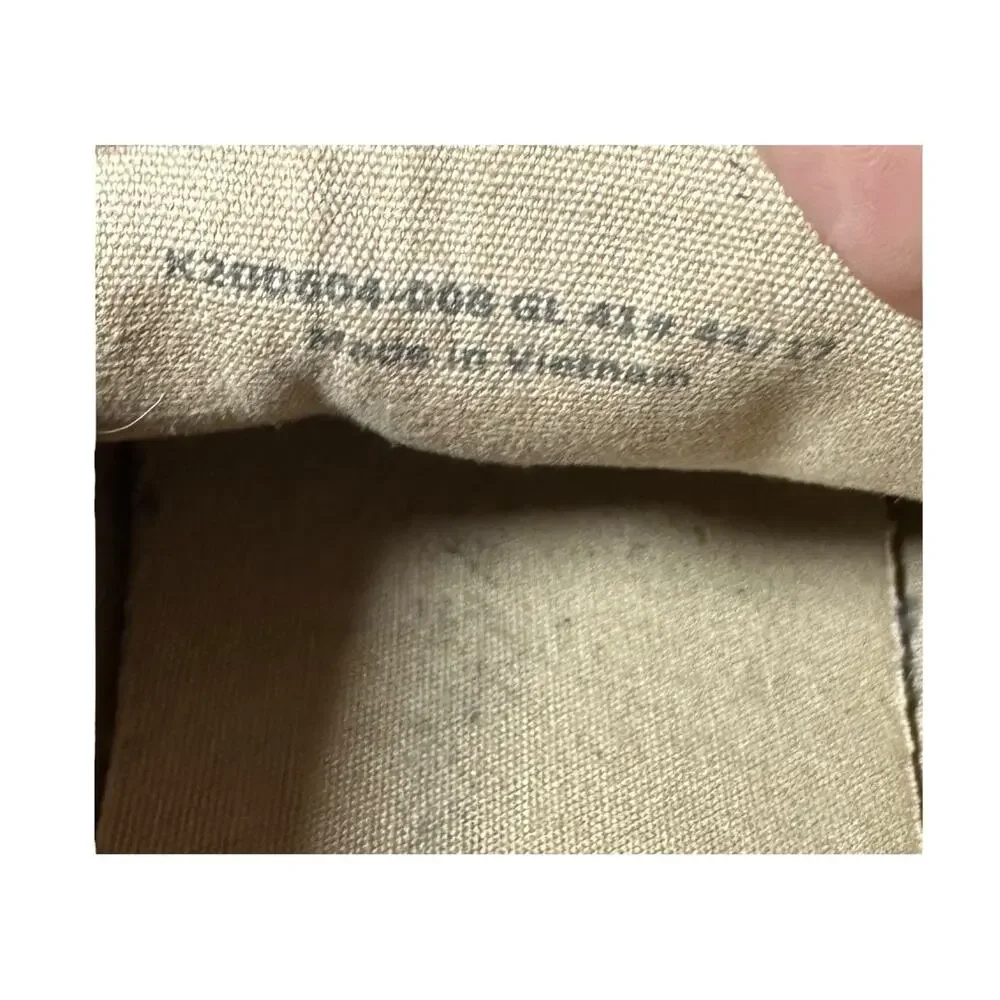 Camper Hoops 200604 light tan color cotton fabric sneakers size 41 US 10